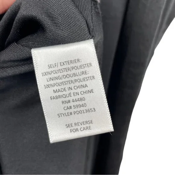 ** Anthro Fourteenth Place Black Slip Dress Size S - Picture 4 of 4